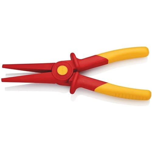 KNIPEX Flachrundzange Gesamt-L.220mm KU.glasfaserverst.m.Weichkunststoff-Zone KNIPEX