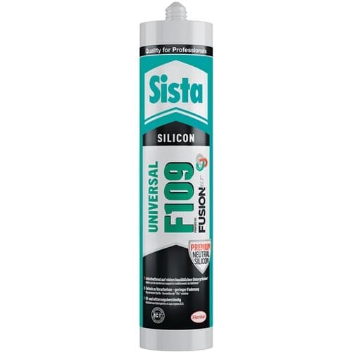 SISTA Silikondichtstoff F109 Fusion weiß 300 ml Kartusche SISTA