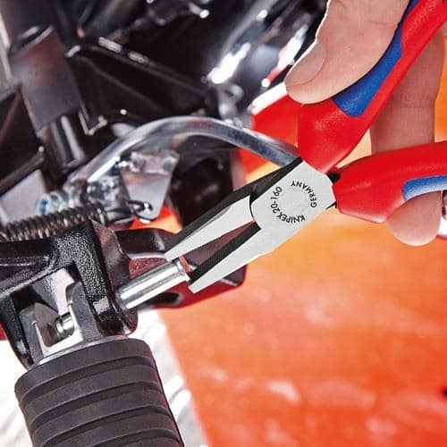 KNIPEX Flachzange DIN ISO 5745 Gesamt-L.160mm verchr.Comfort-Griff KNIPEX
