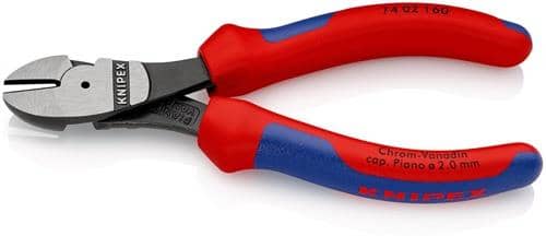 KNIPEX Kraftseitenschneider L.160mm pol.Form 0 Mehrkomp.-Hüllen KNIPEX