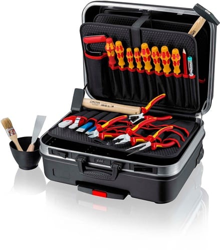 KNIPEX Werkzeugsortiment BIG Basic Move Elektro 24-tlg.im Hartschalenkoffer