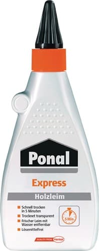 PONAL Holzleim Express 550g EN 204: D1,D2 Flasche PONAL
