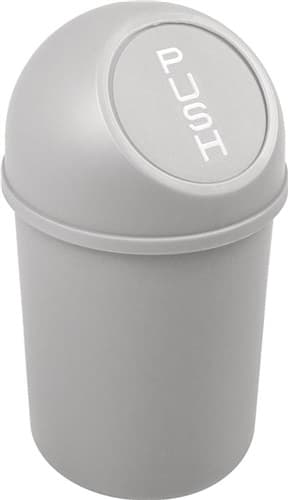 HELIT Abfallbehälter H375xØ214mm 6l lichtgrau HELIT