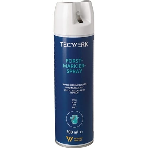 TECWERK Forstmarkierspray weiß 500ml Spraydose TECWERK