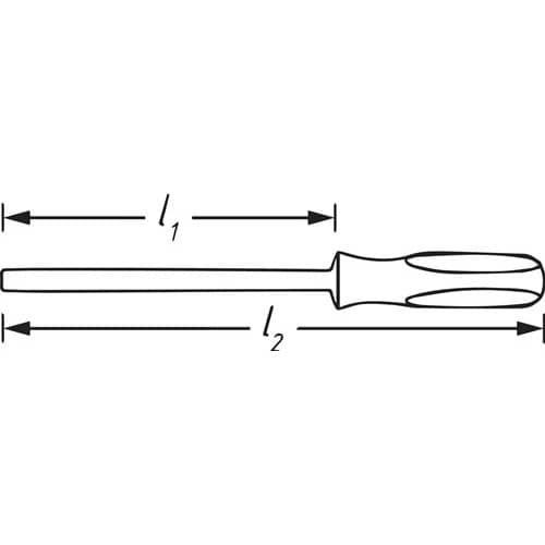 HAZET Bit-Ratschenschraubendreher 811R-3 Klingen-L.115mm 3-Komponenten-Griff HAZET