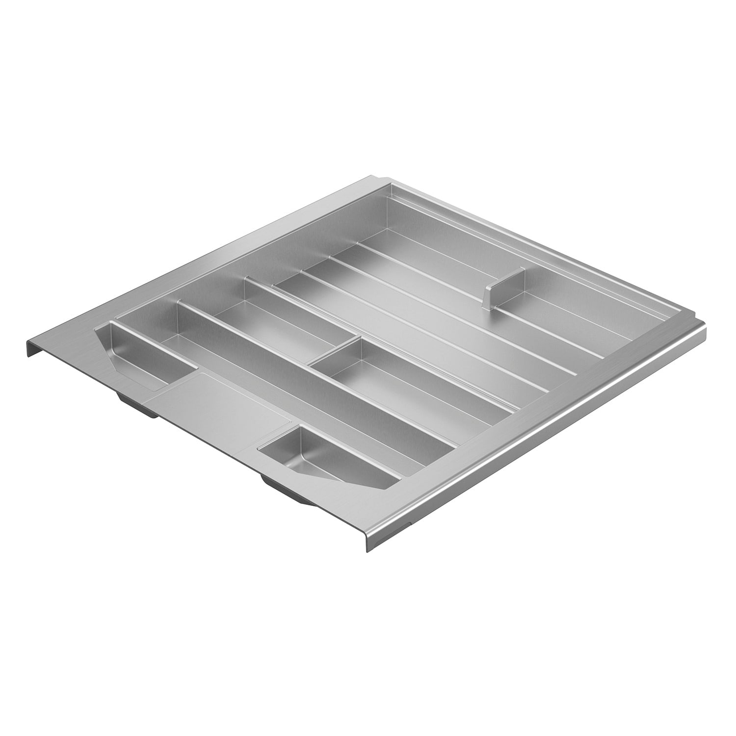 HETTICH Schreibmaterialschale, Höhe 40 mm, 380 / 392, Aluminium Optik, 9111484