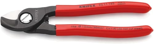 KNIPEX Kabelschere L.165mm Ku.-Überzug KNIPEX