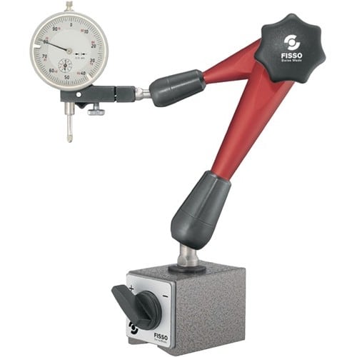 FISSO Magnetmessstativ STRATO-LINE R. 200mm Gesamt-H. 310mm Haftkraft 750 N FISSO