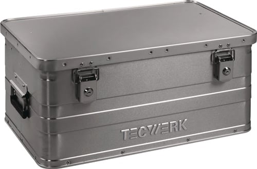 TECWERK Aluminiumbox L580xB380xH275mm 47l m.Klappverschluss u.Zylinderschl.TECWERK