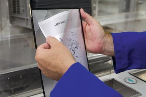 TARIFOLD Wandhalter 5 Sichttafeln PP schwarz m.Neodym-Magnetf.DIN A4 TARIFOLD