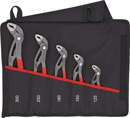KNIPEX Zangensatz Cobra®-Set Inh.5-tlg.grau atram.Rolltasche KNIPEX