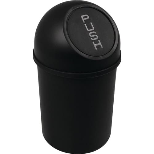 HELIT Abfallbehälter H375xØ214mm 6l schwarz HELIT