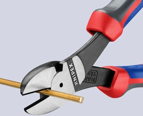 KNIPEX Kraftseitenschneider L.180mm pol.Form 0 Comfort-Griff KNIPEX