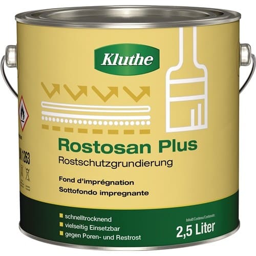 KLUTHE Rostprimer Rostosan® Plus rotbraun 2500 ml Dose KLUTHE