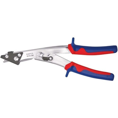 KNIPEX Blechknabber Gesamt-L.280mm Schnitt-B.2,7mm vern.Mehrkomp.-Hüllen KNIPEX