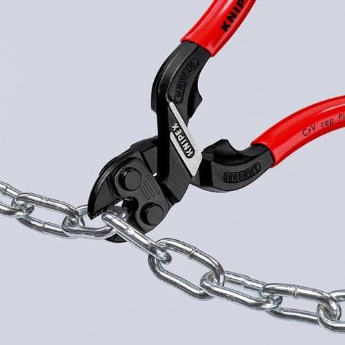 KNIPEX Kompaktbolzenschneider CoBolt® L.160mm Ku.-Überzug ger.3,3mm m.Aussparung