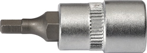 TECWERK Steckschlüsseleinsatz 1/4 Zoll 6-kant SW 4mm L.32mm TECWERK