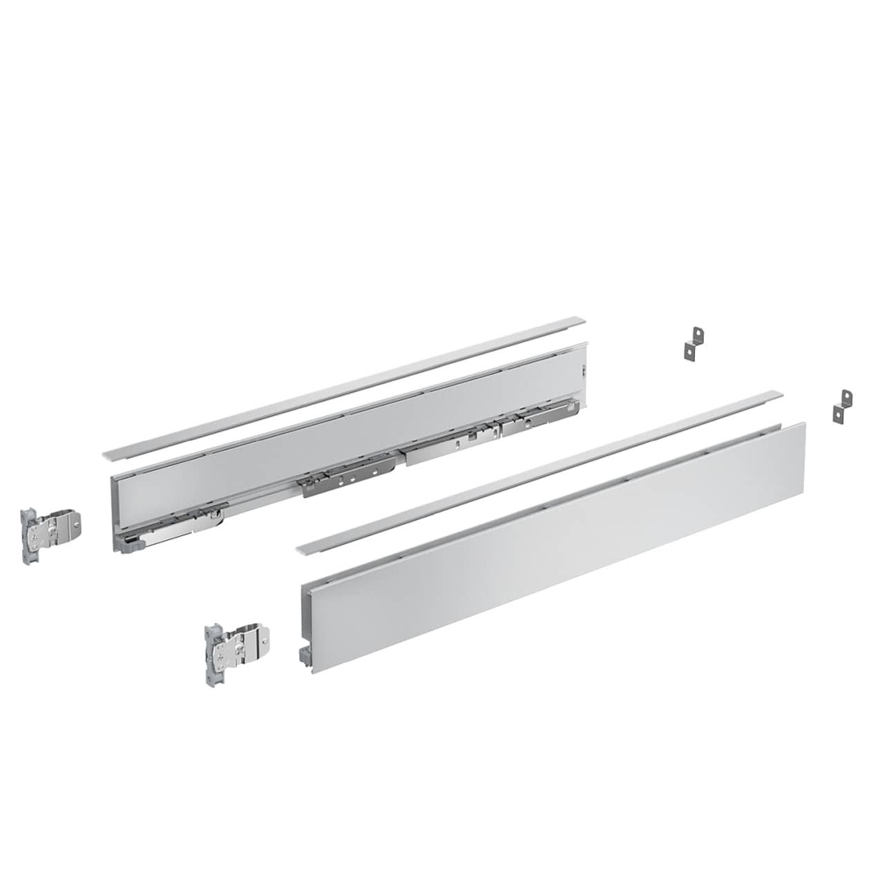 HETTICH AvanTech YOU Set Zarge Höhe 77 mm, NL 500 mm, anthrazit, links und rechts, 9255322