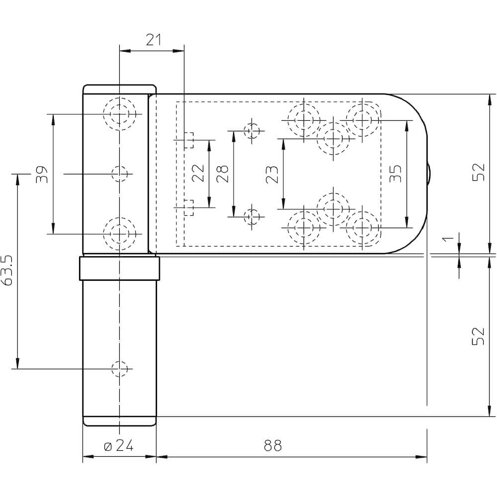 SIMONSWERK Aufschraubband SIKU® 3D K 3130,