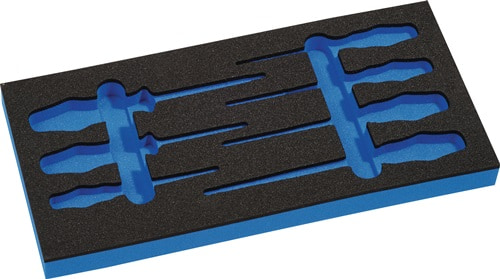 WERA Werkzeugmodul Leereinlage 1/3-Modul 4000 871 290,7-tlg.WERA