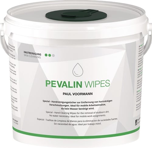 PAUL VOORMANN Reinigungstuch PEVALIN WIPES silikonfrei,pH-neutral 150 St.Eimer PAUL VOORMANN