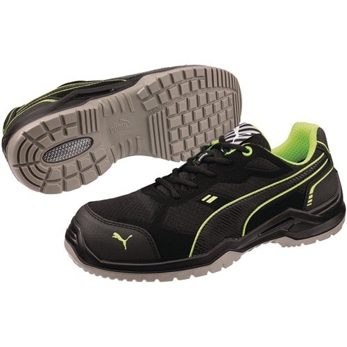 PUMA Sicherheitsschuh Fuse TC Green Low Gr.40 W11 schwarz/grün S1PS ESD FO SR EN20345