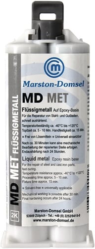 MARSTON 2K-Epoxidflüssigmetall MD MET 60g Doppelkart.MARSTON