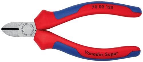 KNIPEX Seitenschneider L.125mm Kopf pol.Comfort-Griff max.1,5mm KNIPEX