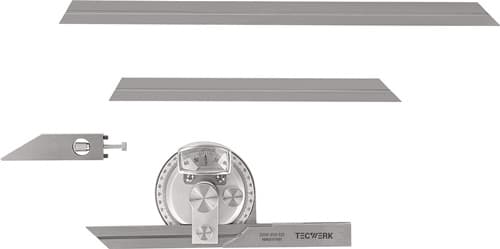 TECWERK Universalwinkelmessersatz Schienen-L.150/200/300mm TECWERK