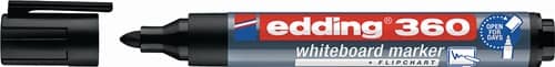 EDDING Whiteboardmarker 360 schwarz Strich-B.1,5-3mm Rundspitze