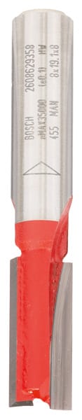 BOSCH Nutfräser Expert for Wood, 8 mm, D1 8 mm, L 19 mm, G 52 mm