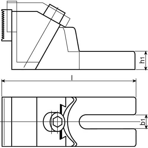 AMF Stabilspannbacke Nr. 6497 20/22/24/28/30mm AMF