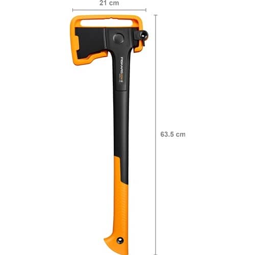 FISKARS Universalaxt X24-M L.600mm Stiel-L.520mm G.1560g Ku.FISKARS