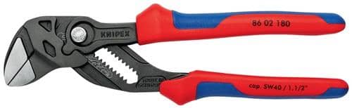 KNIPEX Zangenschlüssel L.180mm schwarz atram.Spann-W.40mm Comfort-Griff