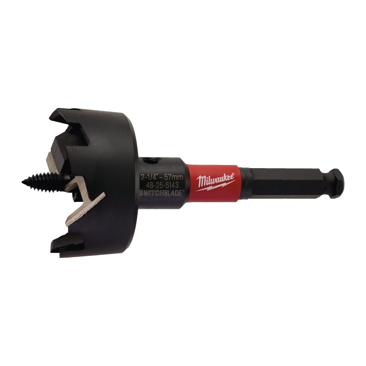 MILWAUKEE 57 mm, 7/16" Hex SWITCHBLADE Selbstbohrer