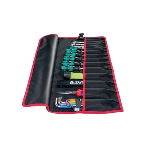 PARAT Werkzeugrolltasche 15 Fächer B670xH330mm Nyl.schwarz/rot PARAT