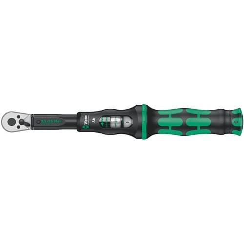 WERA Drehmomentschlüssel Click-Torque A 6 1/4 Zoll 2,5-25 Nm WERA