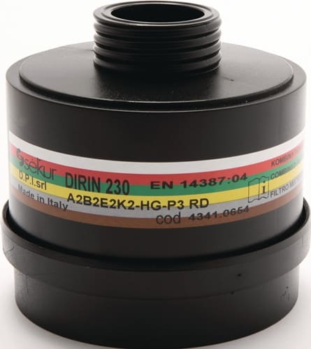 EKASTU Mehrbereichskombifilter DIRIN 230 EN 14387 A2 B2 E2 K2 Hg-P3 EKASTU