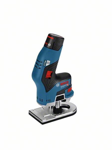 BOSCH Akku-Kantenfräse GKF 12V-8, mit 2 x 3.0 Ah Li-Ion Akku, L-BOXX