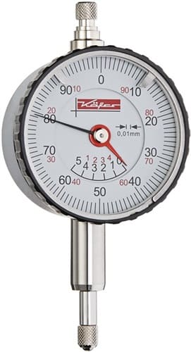 KÄFER Kleinmessuhr KMU 4/5 TK-100 5mm Abl.0,01mm KÄFER