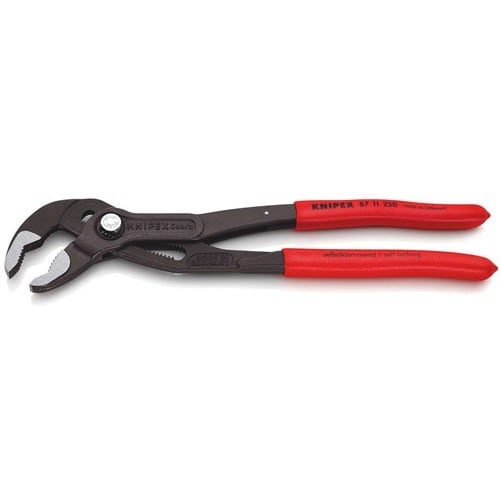 KNIPEX Wasserpumpenzange Cobra®…matic L.250mm Spann-W.46mm pol.Ku.-Überzug KNIPEX