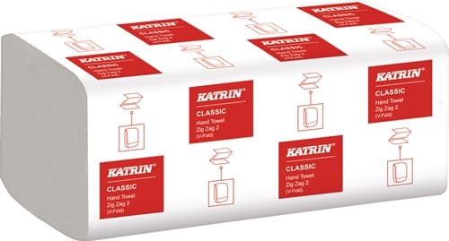 ELOS Falthandtuch Katrin Classic ZZ 2 L.ca.230 mmxB.ca.244mm weiß 2-lag.ZickZack ELOS