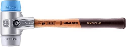 HALDER Schonhammer SIMPLEX L.405mm Kopf-D.60mm weich/mittelhart HO