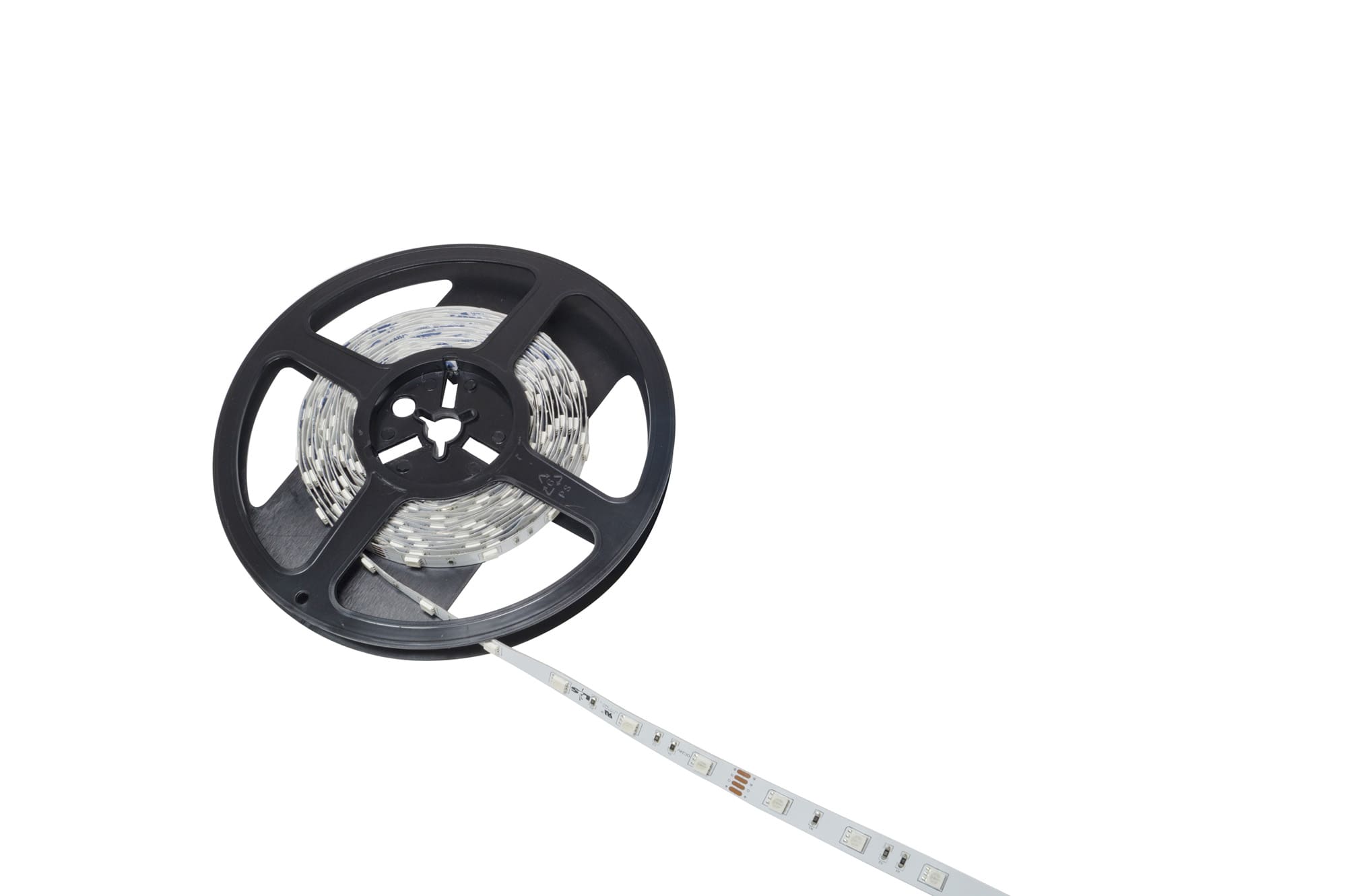 L&S LED-Band 36LEDs/m (5050), RGB, 6/165mm, 24VDC, 7,2W/m, 10mmx5m, IP20, Tudo 2,0m-4pol.- Zul.