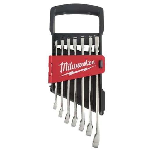 MILWAUKEE 7-teilig metrisch MAX BITE Ringmaulschlüsselsatz