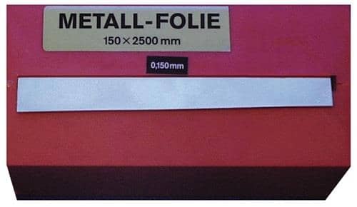 RECORD Metallfolie D.0,075mm STA L.2500mm B.150mm RECORD