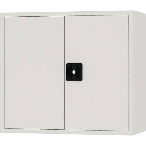 BEDRUNKA+HIRTH Hängeschrank H600xB700xT200mm Vollblechtür lichtgrau/lichtgrau