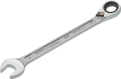 HAZET Maulringratschenschlüssel 606 SW 21mm L.291,5mm umschaltbar,Rings.15Grad HAZET