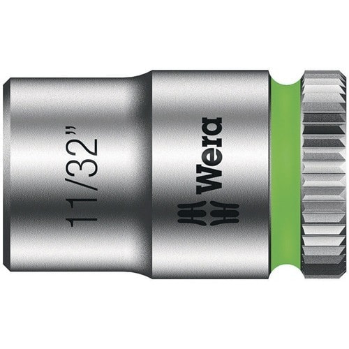 WERA Steckschlüsseleinsatz 8790 HMA Außen-6-kant SW11/32Zoll L.23mm Vierkant1/4Zoll