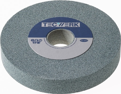 TECWERK Schleifbockscheibe Ø175xB25x32mm 80 Form A Silicium Carbid grün TECWERK